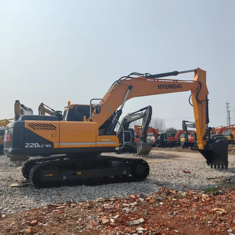 二手现代220-9挖掘机