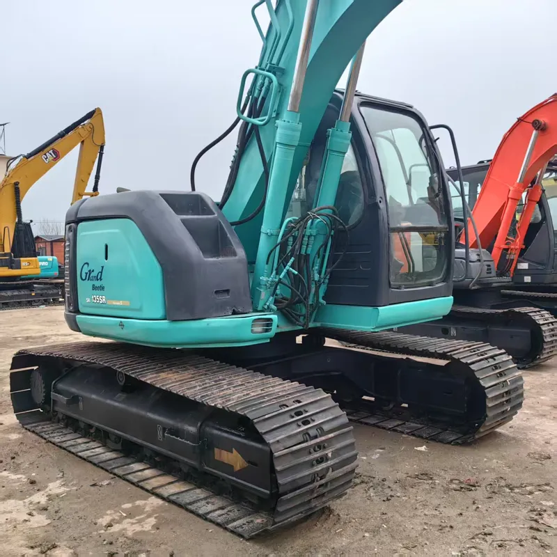 二手神钢135无尾挖掘机