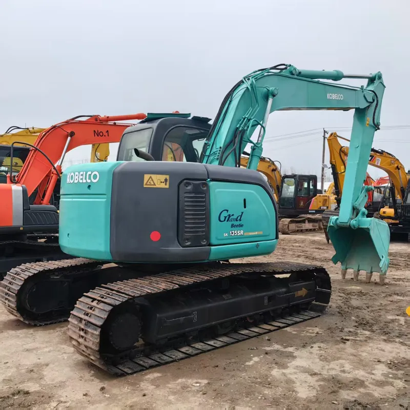 二手神钢135无尾挖掘机