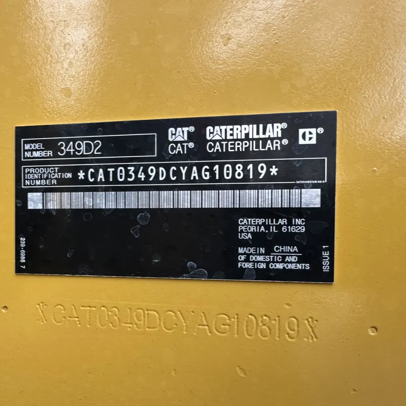 二手卡特349D2L挖掘机